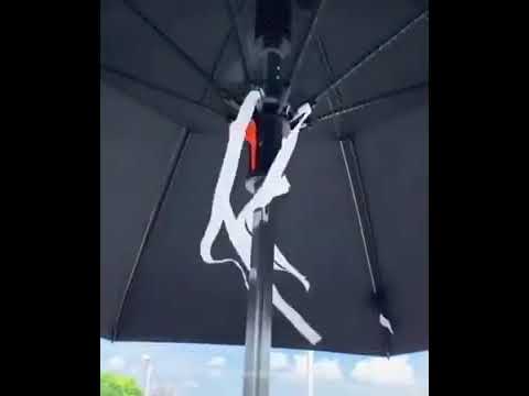 Зонтик с вентилятором